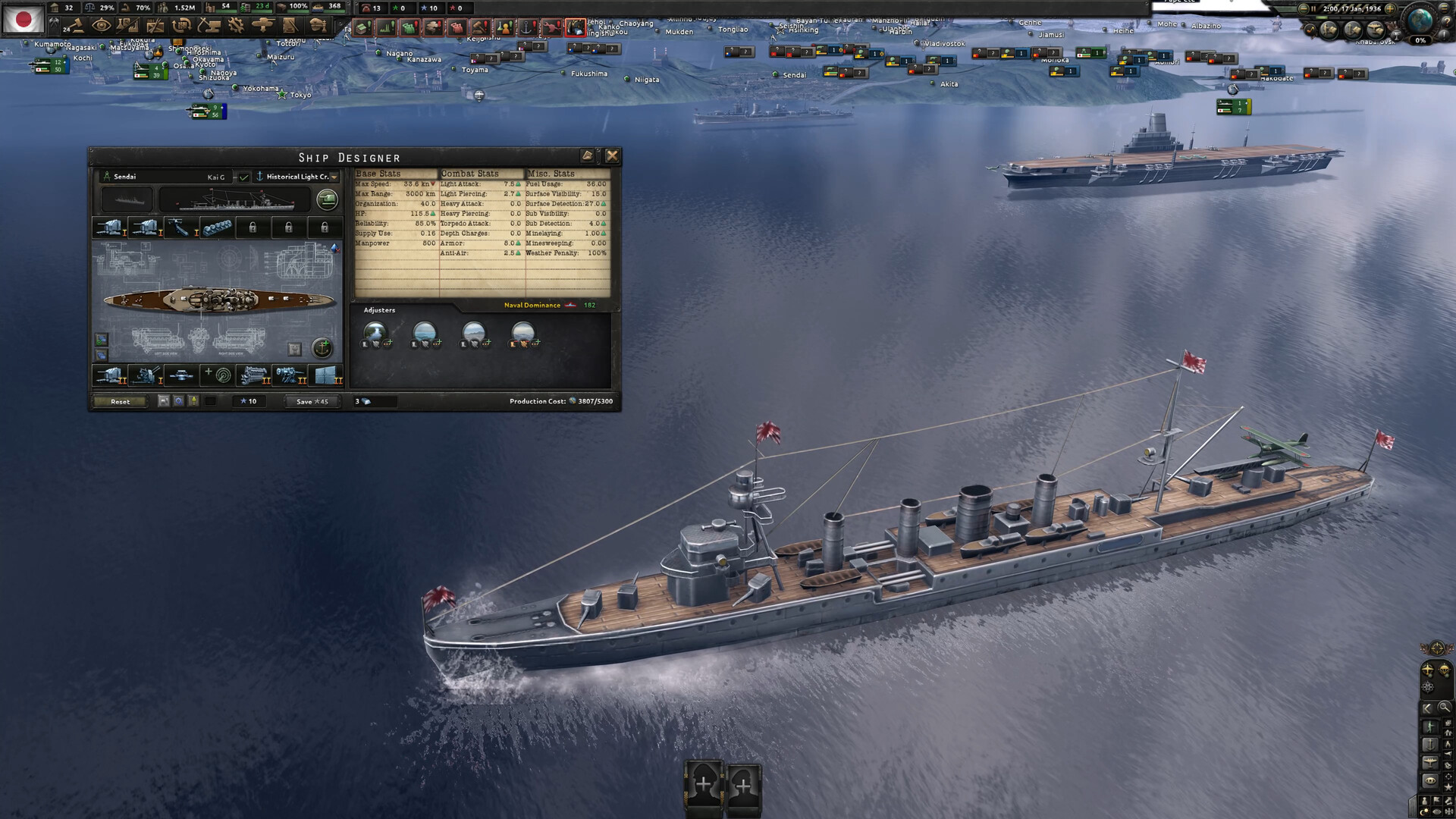 Hearts of Iron IV: Warships of the Pacific image 4