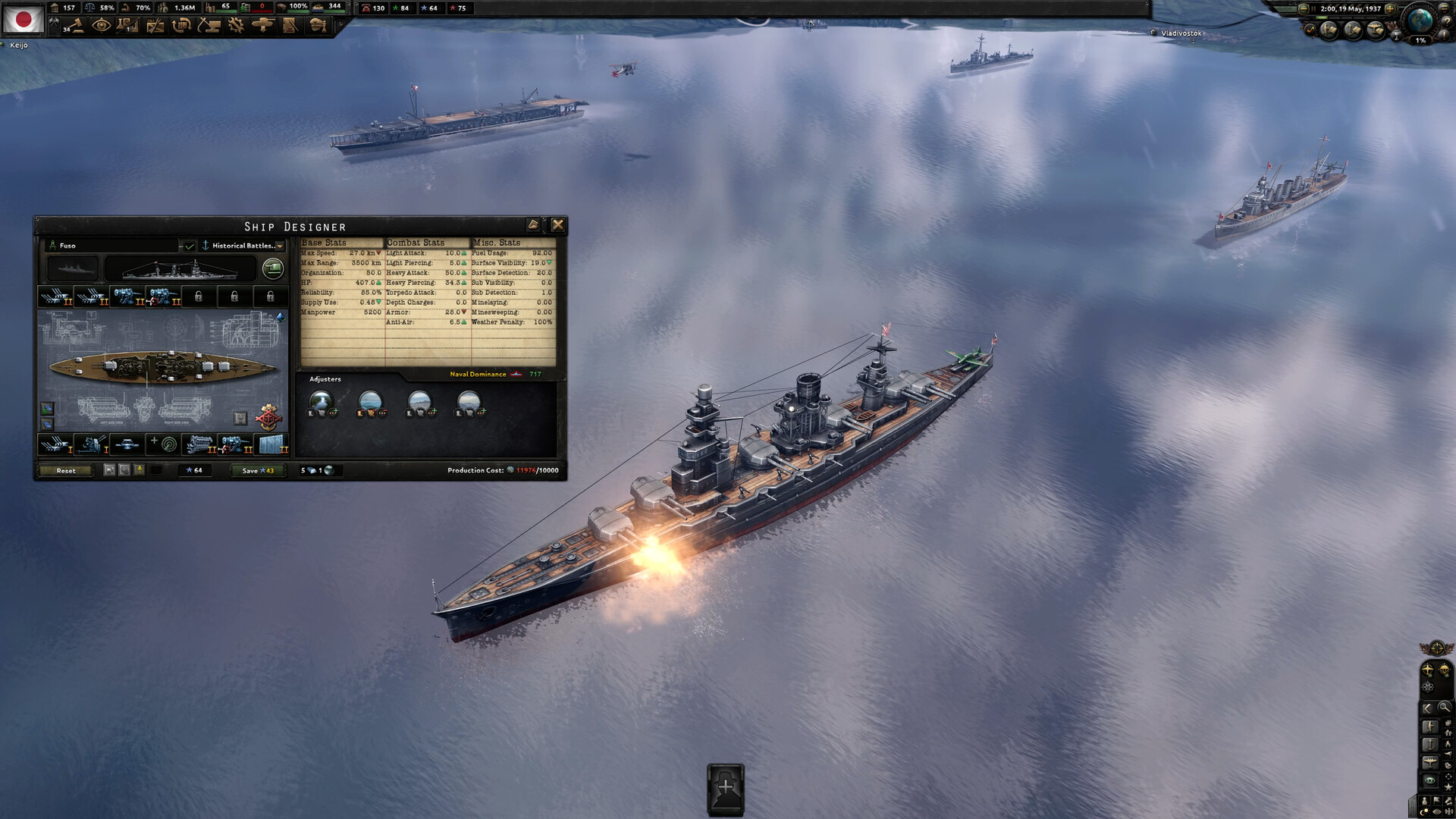 Cosmetic Pack - Hearts of Iron IV: Warships of the Pacific Featured Screenshot #1