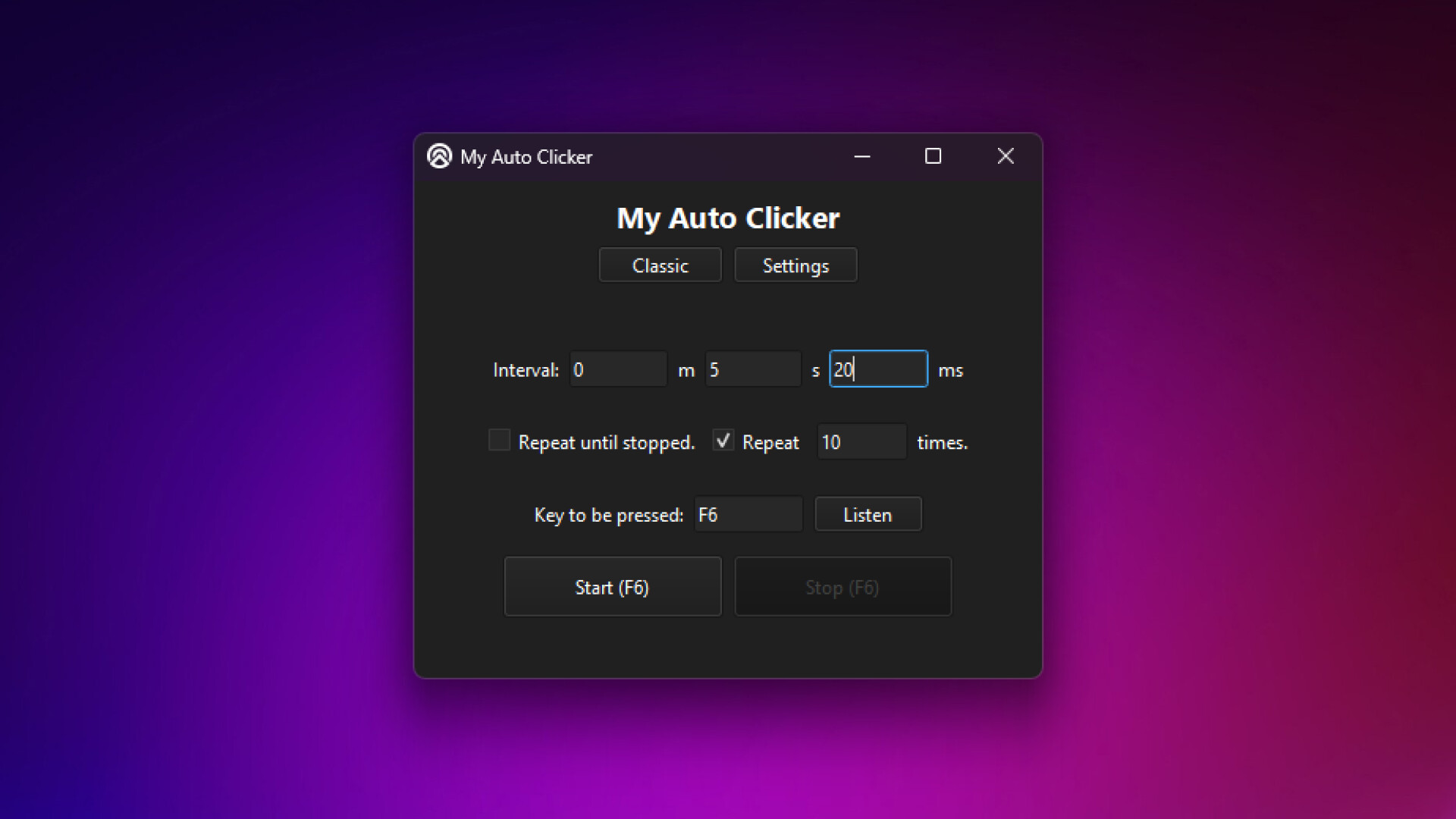 #5. My Auto Clicker (Steam) Av: Shutterframe Studios