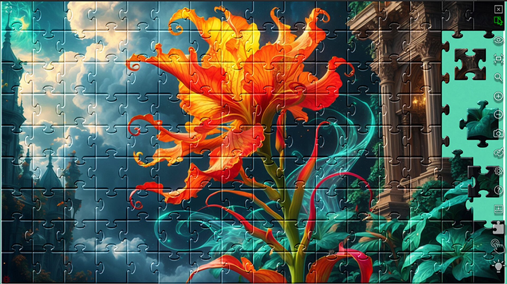 Master of Pieces © Jigsaw Puzzle DLC - Dreamflowers Featured Screenshot #1