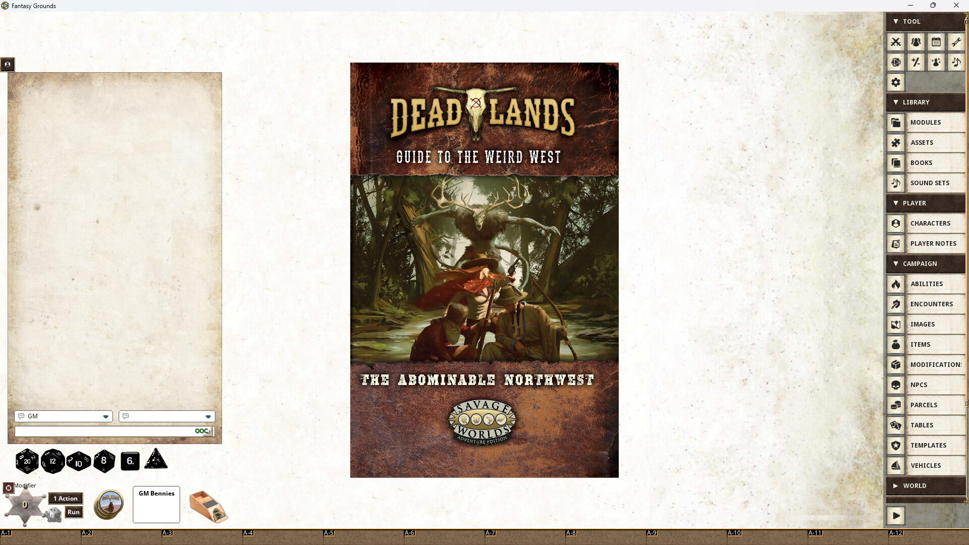 #1. Fantasy Grounds - Deadlands: Guide to Weird West - The Abominable Northwest (Savage Worlds) (Steam) 来自: SmiteWorks USA, LLC