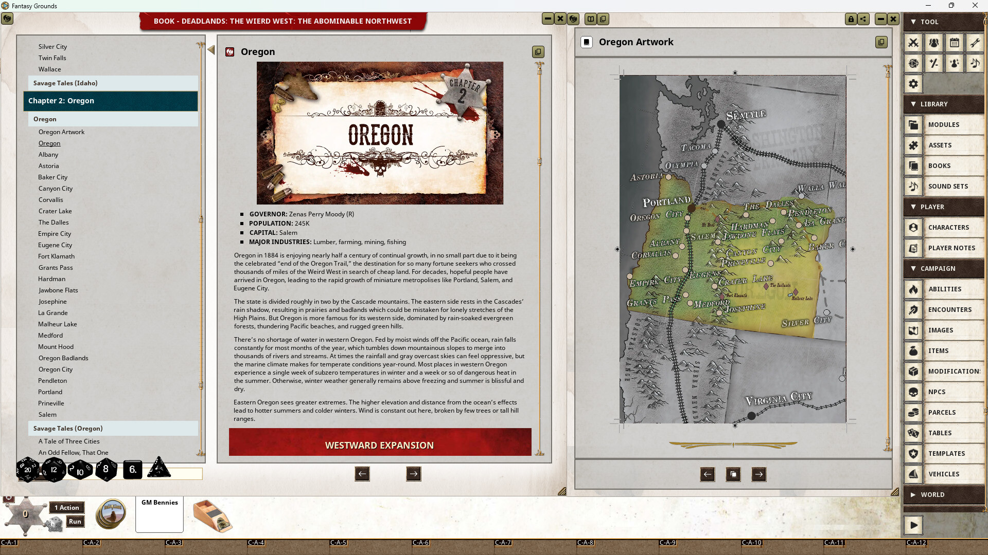 #4. Fantasy Grounds - Deadlands: Guide to Weird West - The Abominable Northwest (Savage Worlds) (Steam) 来自: SmiteWorks USA, LLC