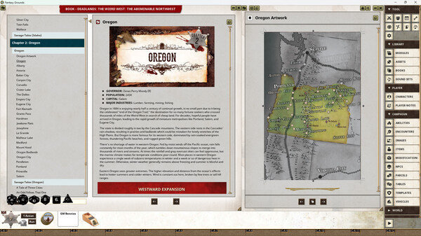 Fantasy Grounds - Deadlands: Guide to Weird West - The Abominable Northwest (Savage Worlds)