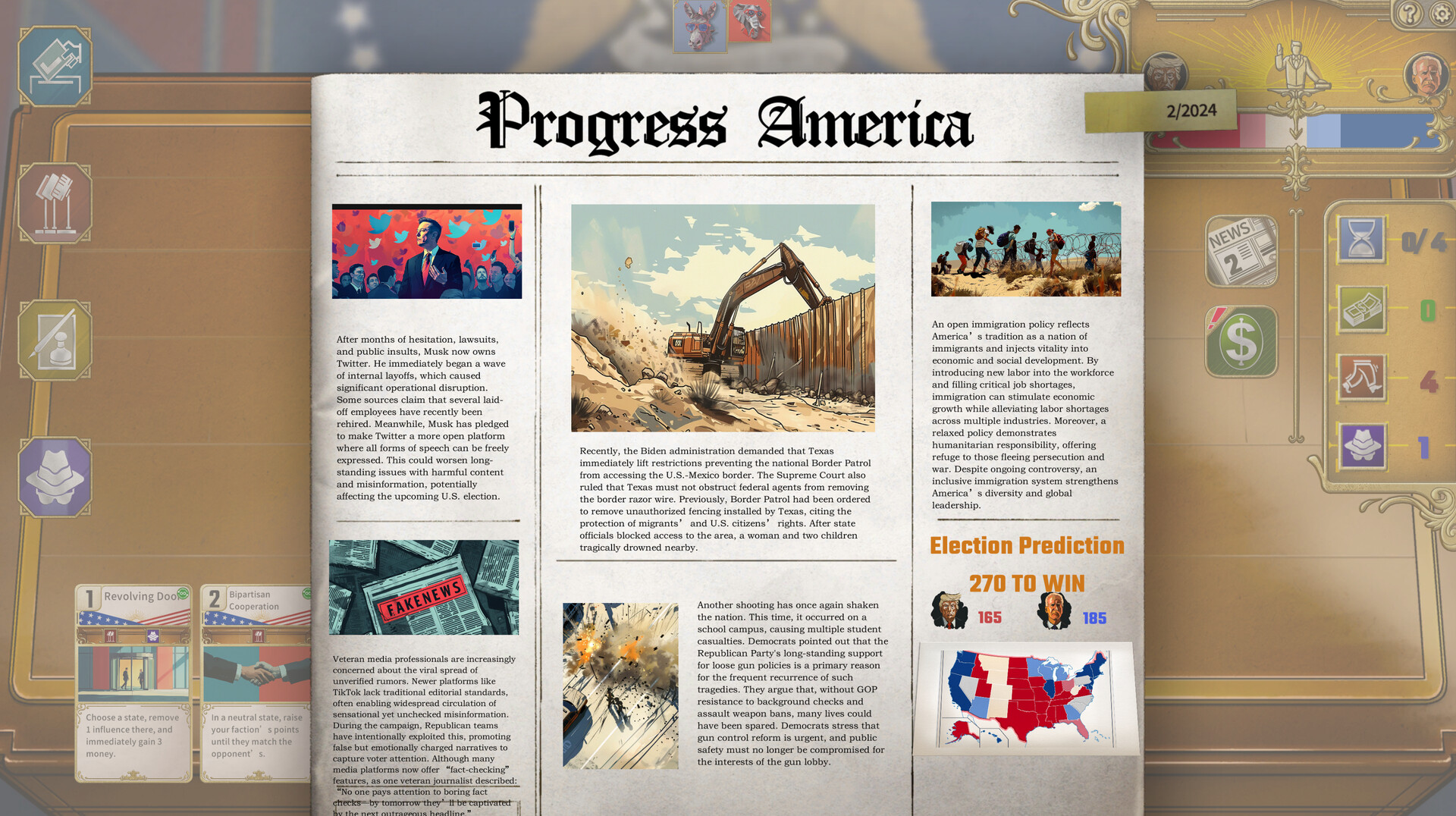 #4. America VS America 美国反对美国 (Steam) От: TheOne Studio