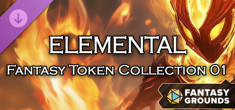Fantasy Grounds - Fantasy Token Collection - Elemental 01 cover art