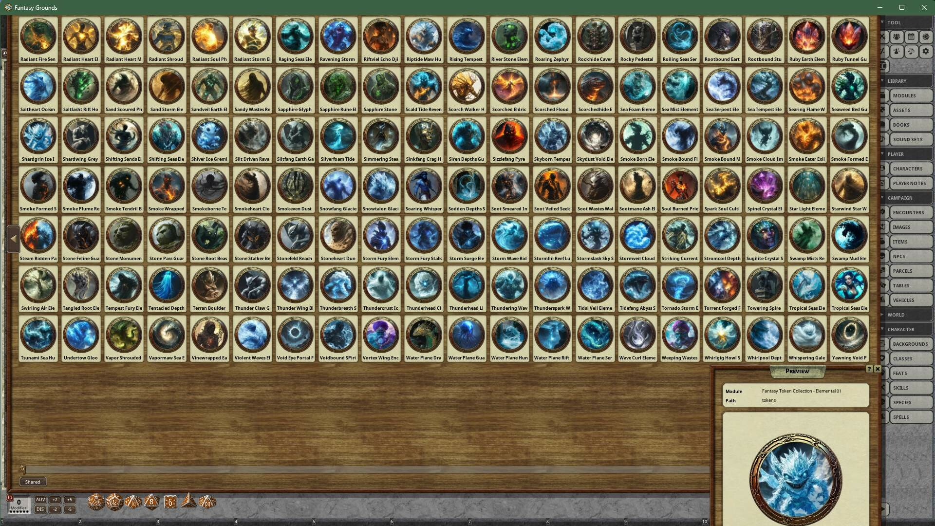 #3. Fantasy Grounds - Fantasy Token Collection - Elemental 01 (Steam) 来自: SmiteWorks USA, LLC