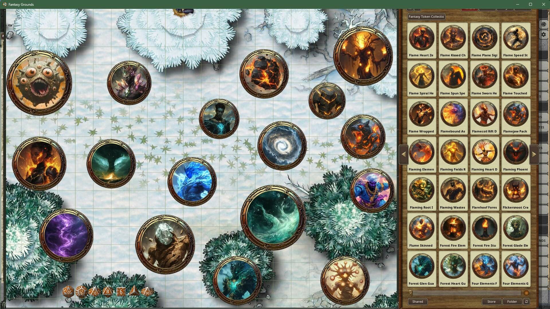 #5. Fantasy Grounds - Fantasy Token Collection - Elemental 01 (Steam) 来自: SmiteWorks USA, LLC