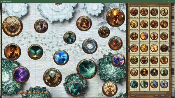 Fantasy Grounds - Fantasy Token Collection - Elemental 01