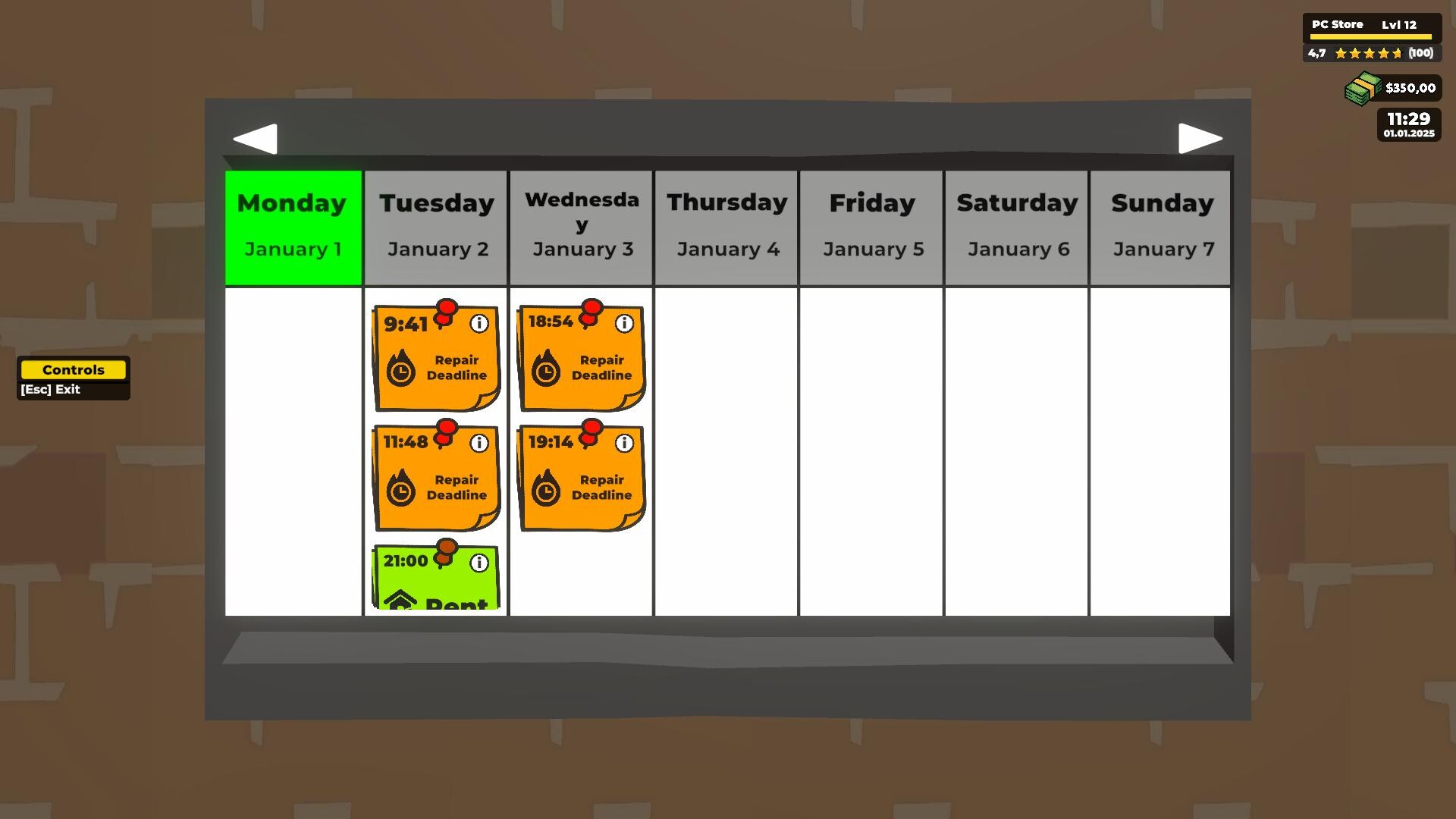 #10. PC Store Simulator Demo (Steam) De: CS Forge