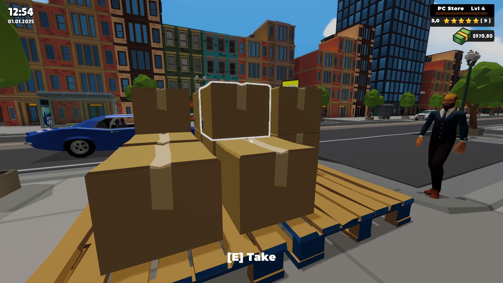 #4. PC Store Simulator Demo (Steam) De: CS Forge