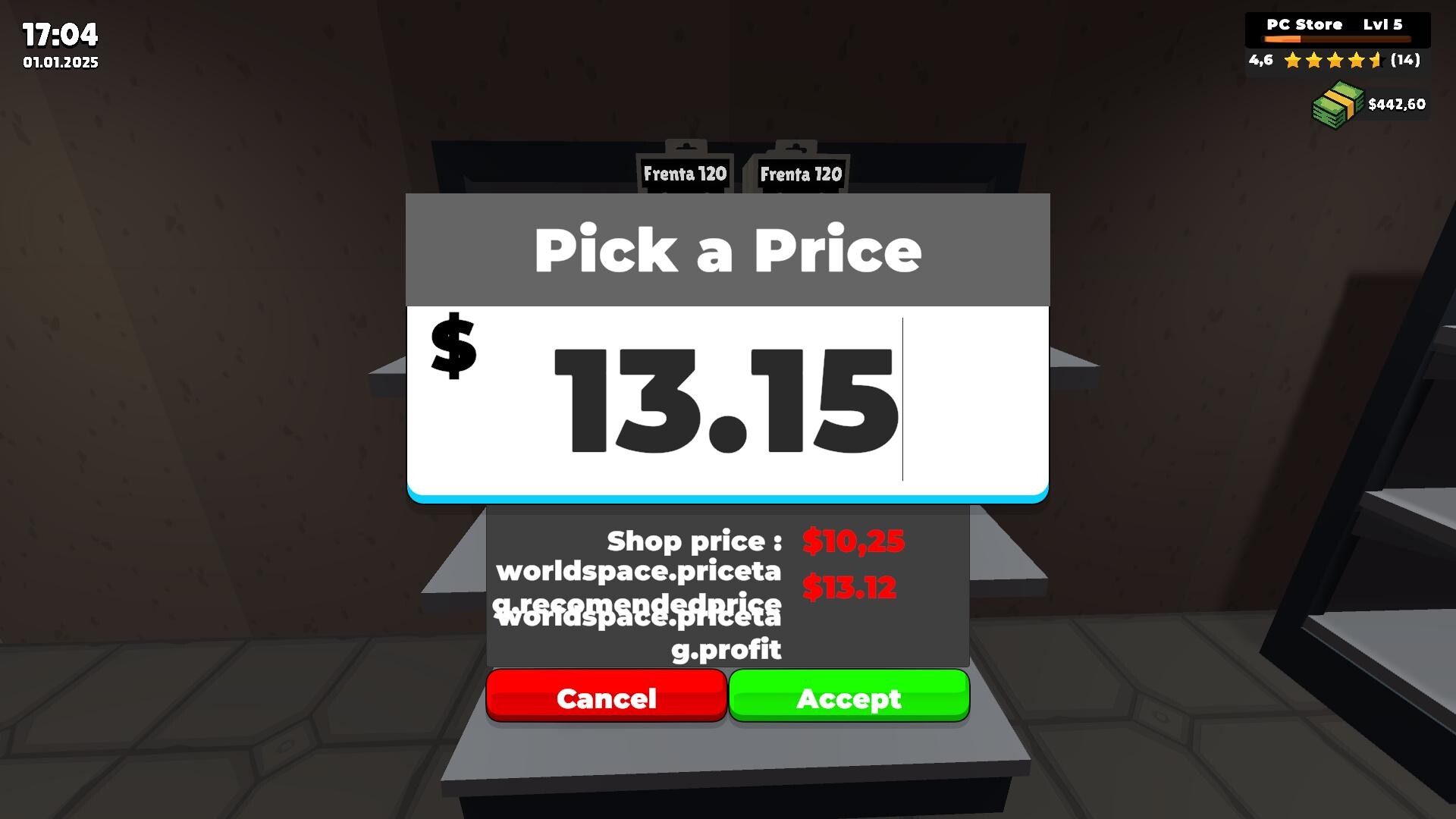 #5. PC Store Simulator Demo (Steam) De: CS Forge