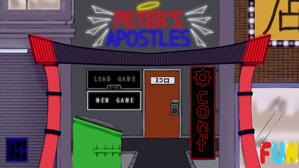 Screenshot of Peter's Apostles gameplay showing in-action mechanics