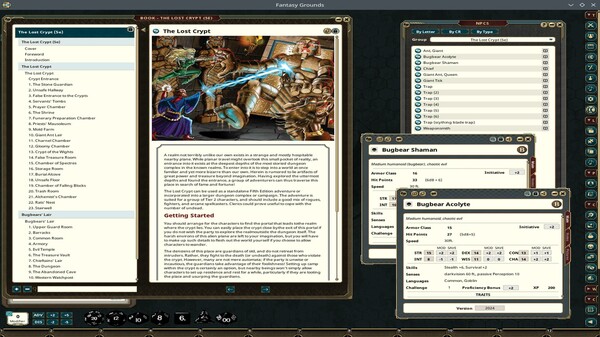 Fantasy Grounds - The Lost Crypt