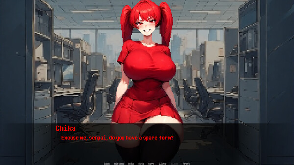 Скриншот из My Sadistic Yandere Goth Girlfriend is My Boss