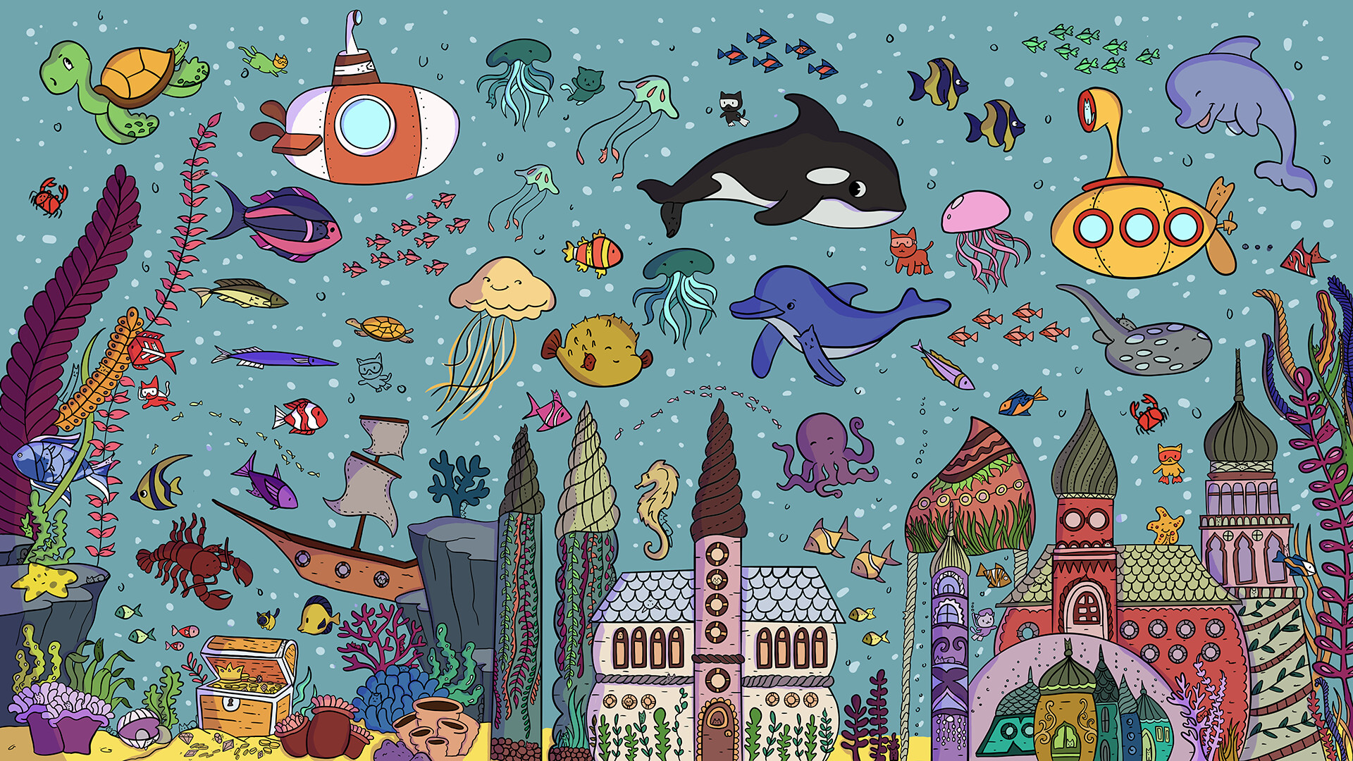 100 Sea Cats - Artbook Featured Screenshot #1