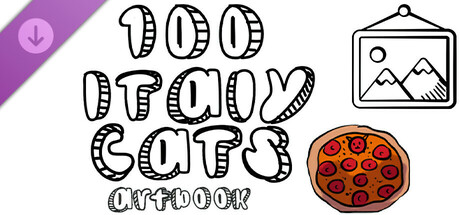 100 Italy Cats - Artbook cover art