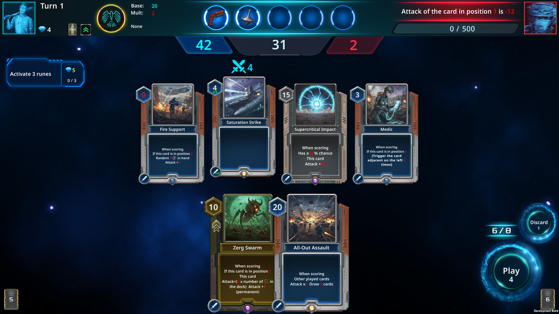 Galactic Deck Clash screenshot #1