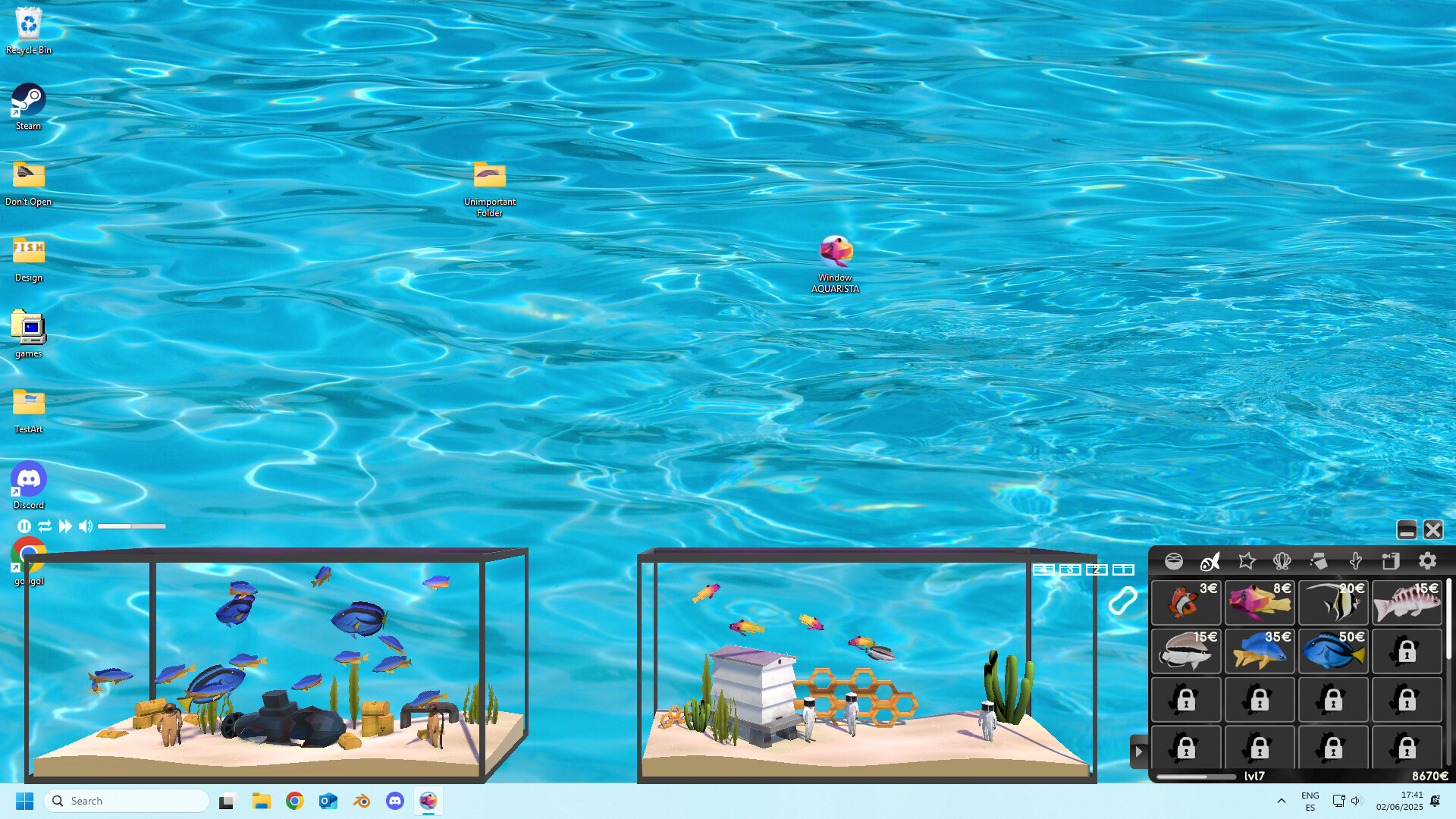 Window Aquarista screenshot #5