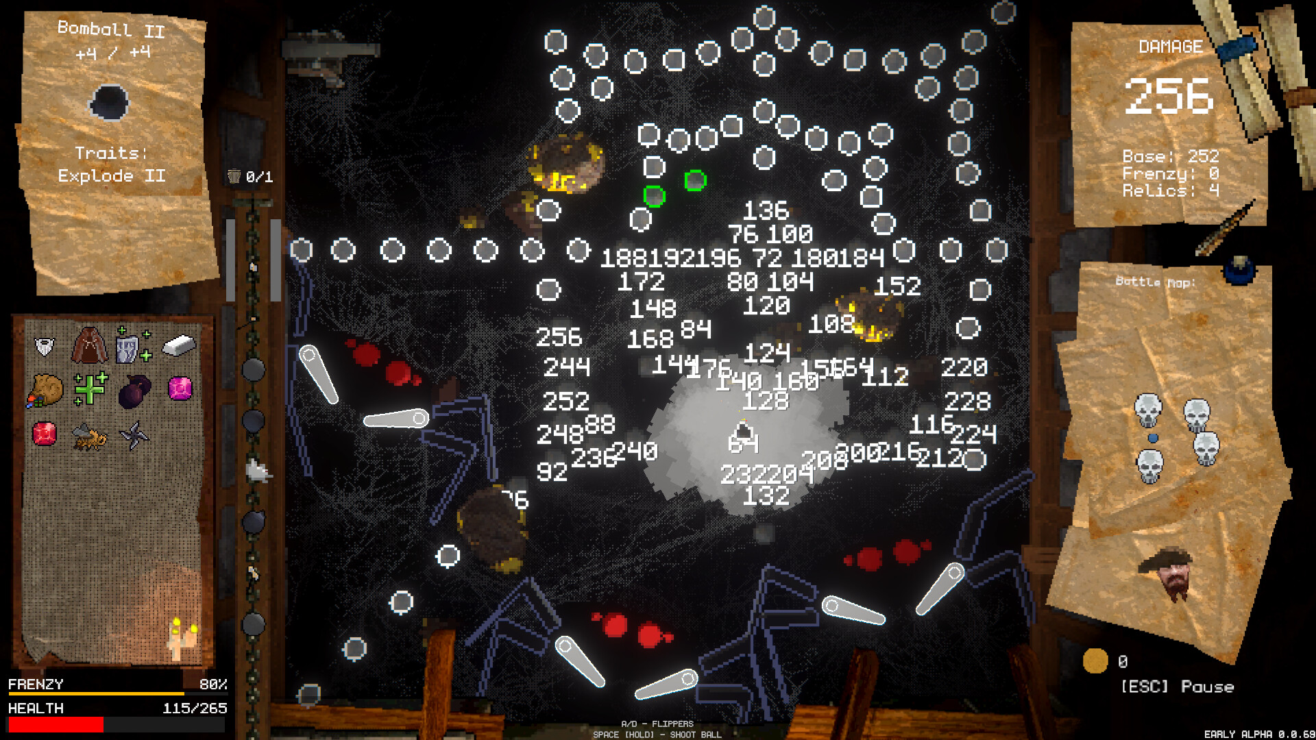DWARRF: A Pinball Roguelike Demo Featured Screenshot #1