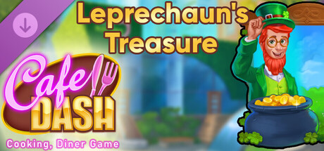 Cafe Dash: Cooking, Diner Game - Leprechaun's Treasure cover art