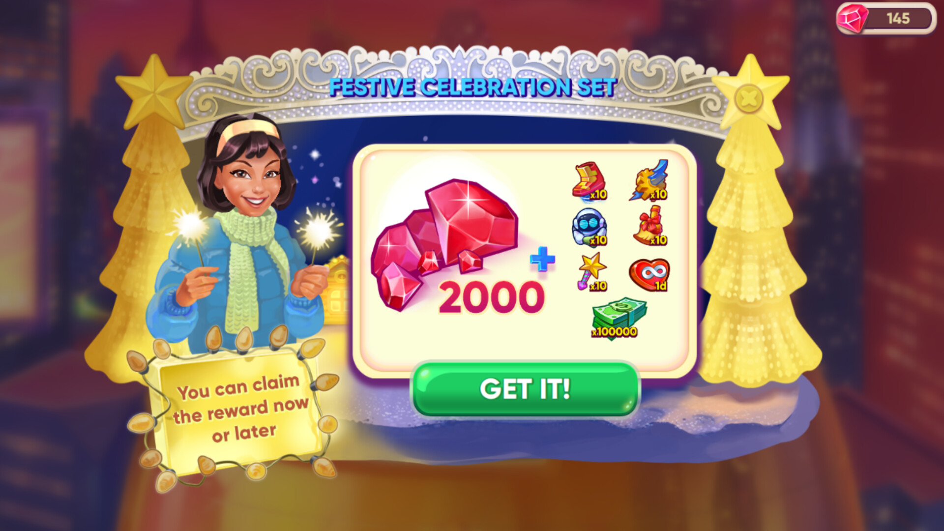 Cafe Dash: Cooking, Diner Game - Festive Celebration Set Featured Screenshot #1