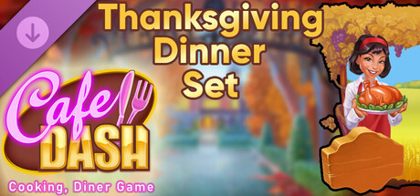 cafe dash: cooking, diner game - thanksgiving dinner set vertical card thumbnail