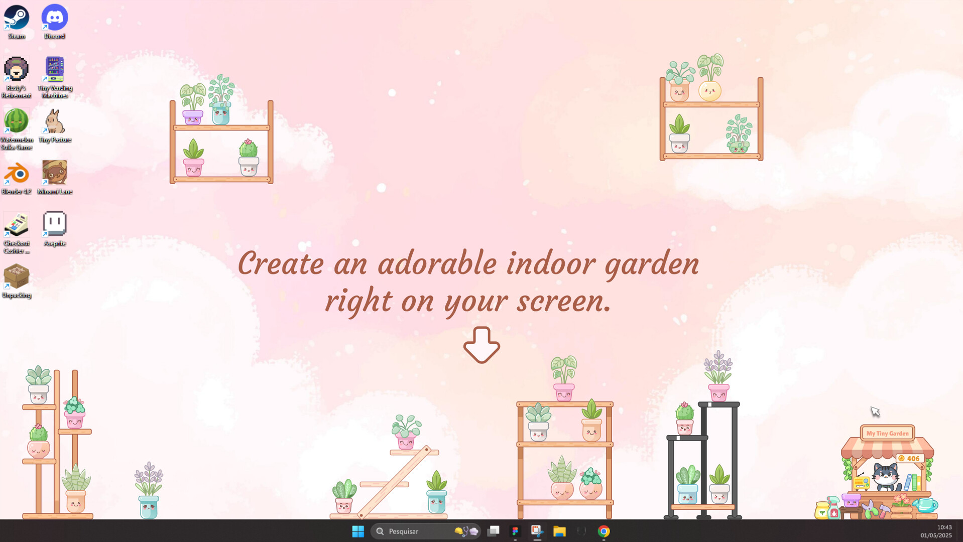 #1. My Tiny Garden Demo (Steam) Podle: Frozen Logic Studios