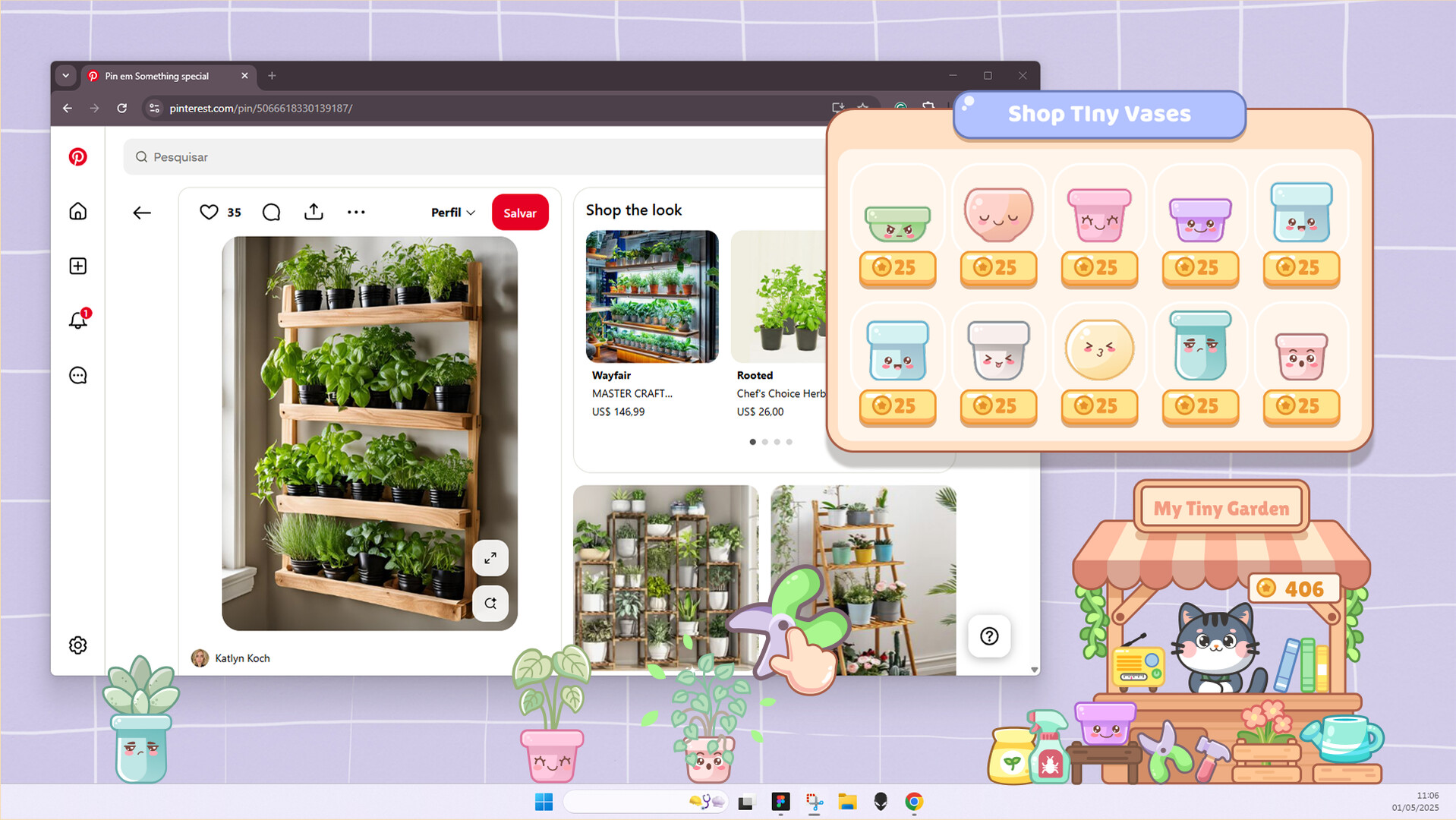#6. My Tiny Garden Demo (Steam) Podle: Frozen Logic Studios