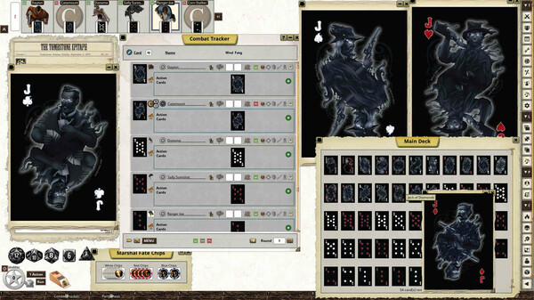 Fantasy Grounds - Deadlands: the Weird West Oversized Action Deck