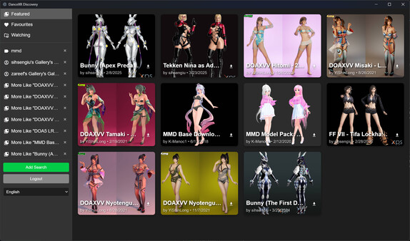 DanceXR Discovery