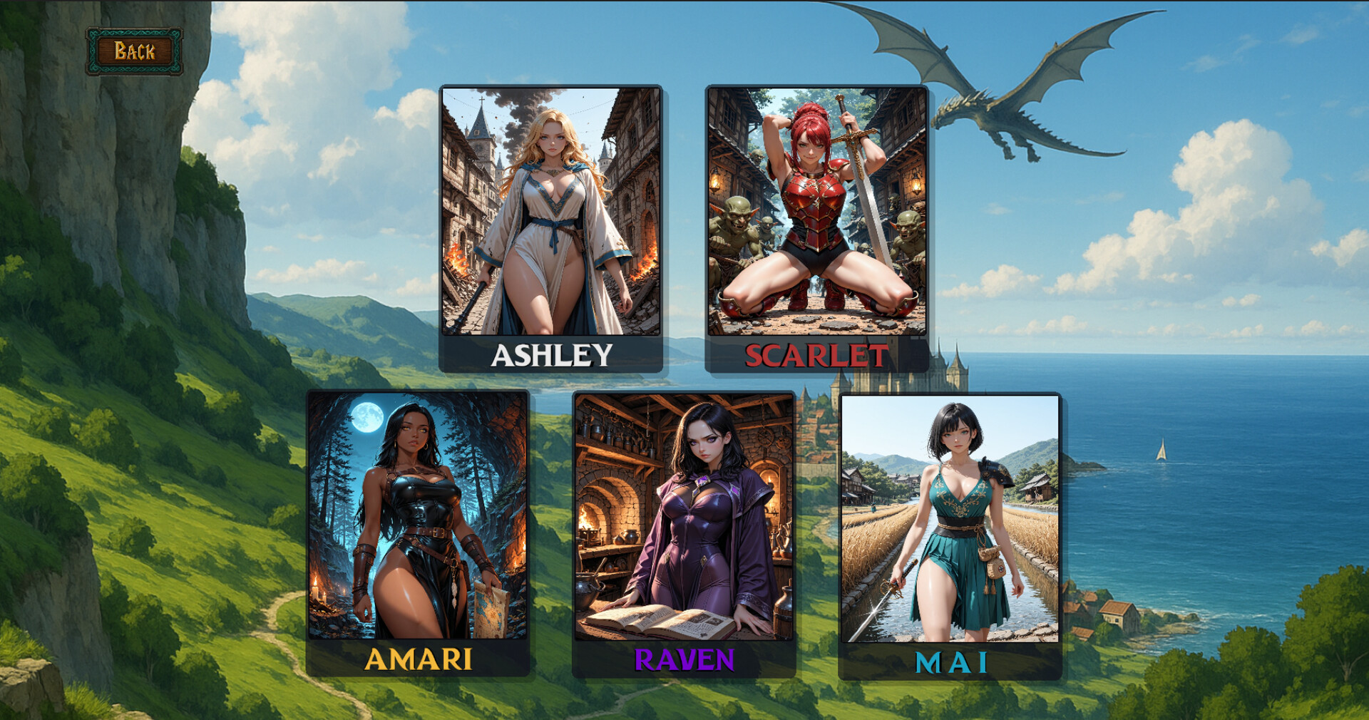 Bodacious Babes: Fantasy screenshot #1