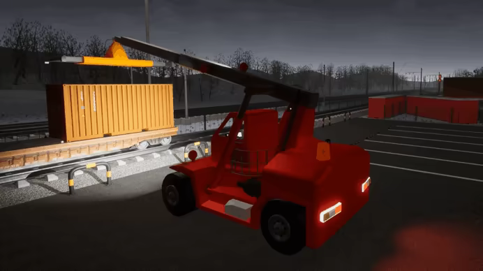 Container Terminal Simulator video 2
