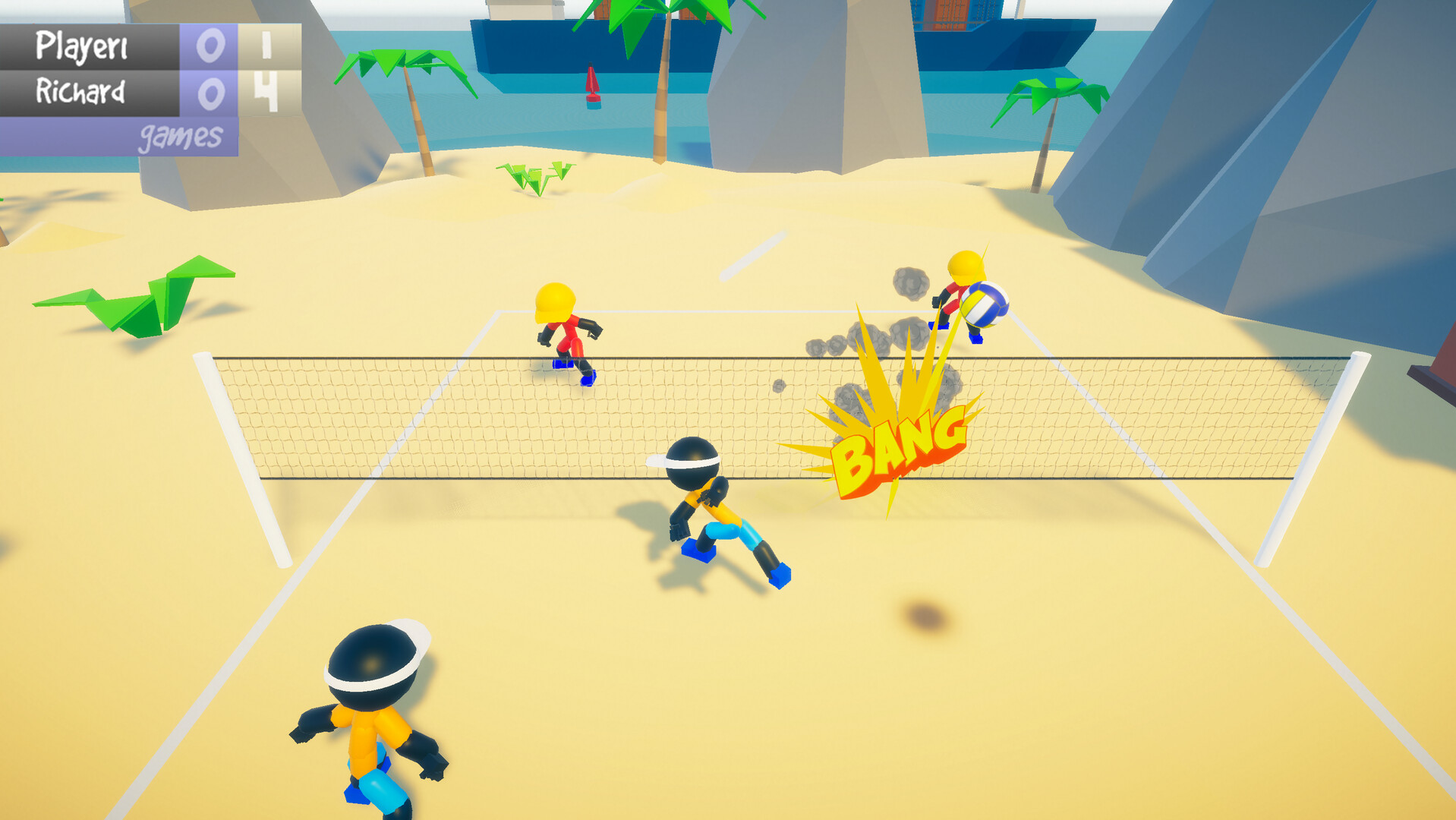 Stickman Beach Volleyball DELUXE screenshot 7