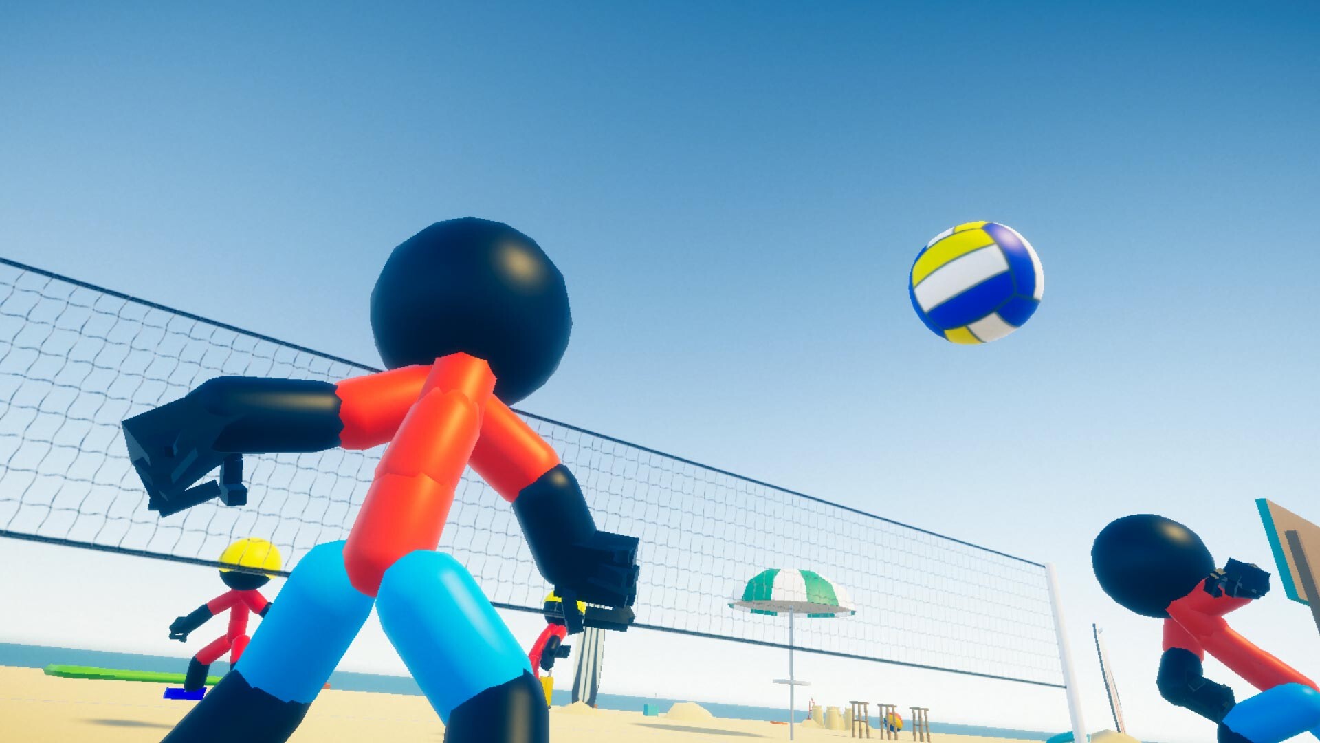 Stickman Beach Volleyball DELUXE screenshot 5