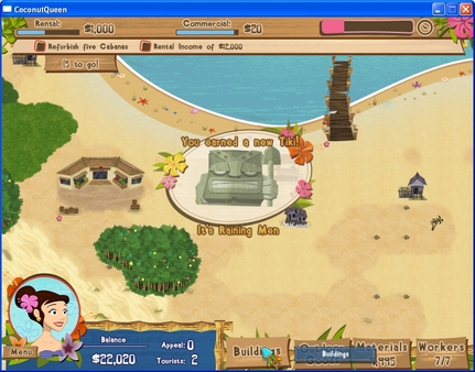 Screenshot z Coconut Queen