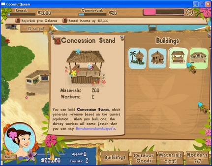 Screenshot z Coconut Queen