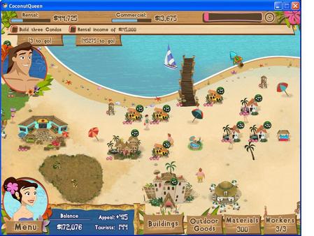Screenshot z Coconut Queen