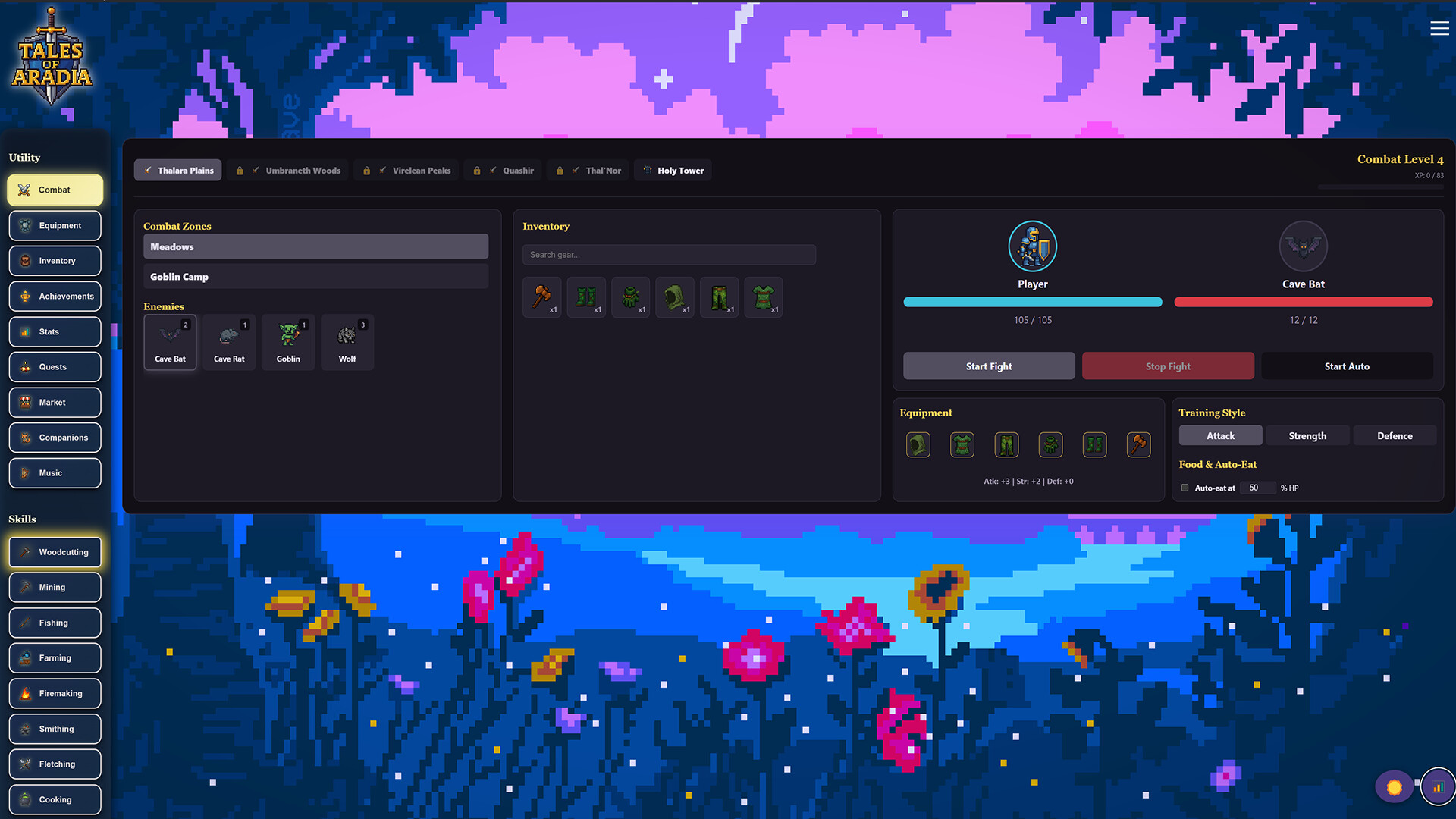 Tales of Aradia: Idle RPG screenshot 2