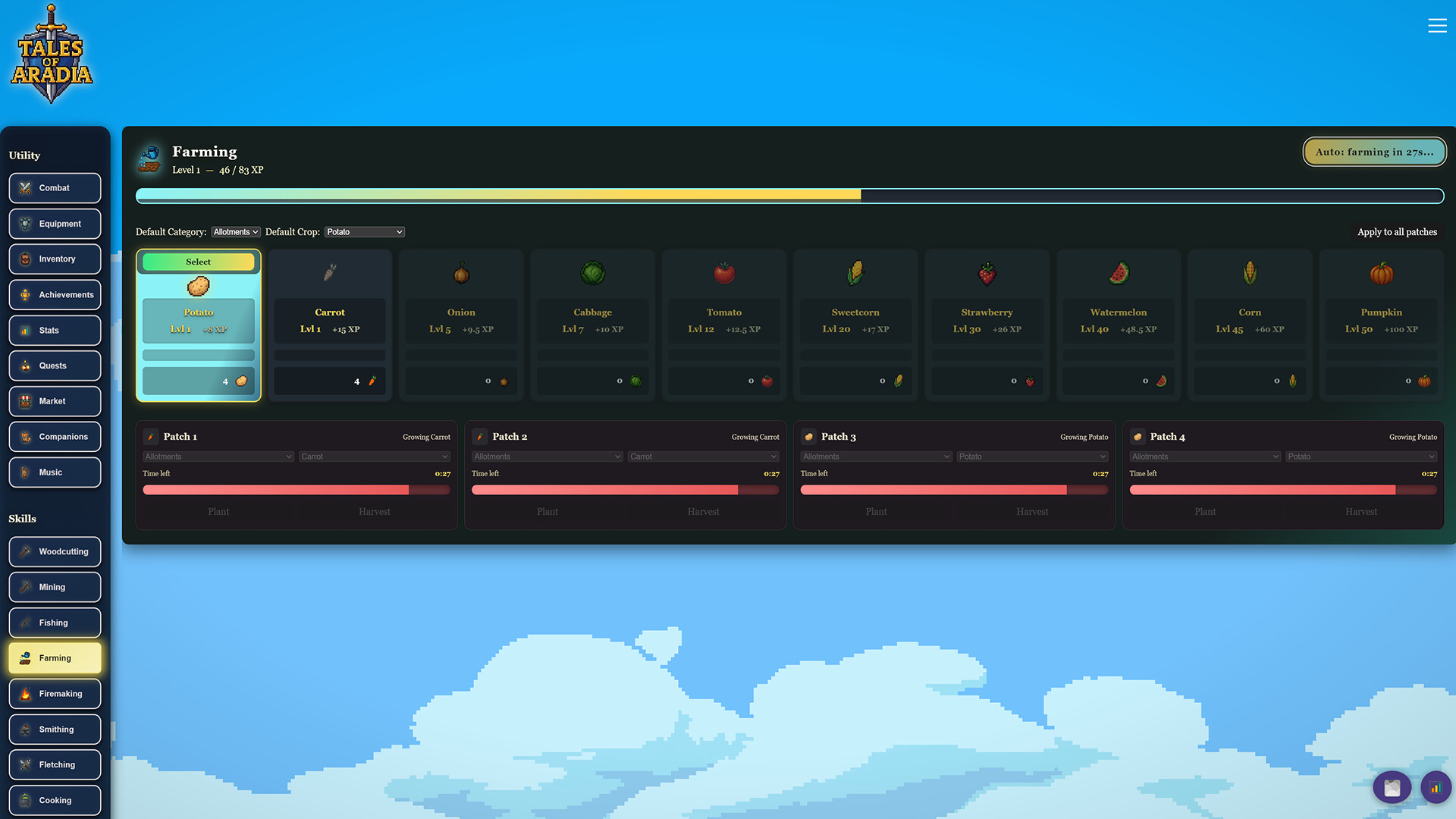 Tales of Aradia: Idle RPG screenshot #4