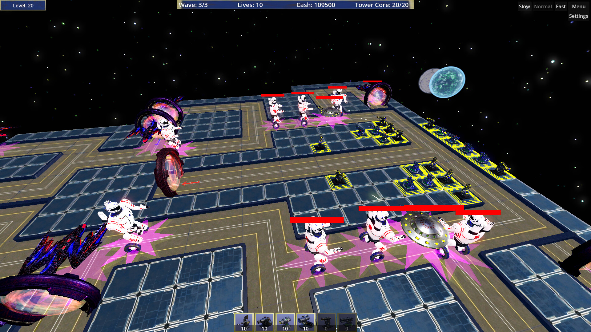 Galaxy Defenders (Classic TD) screenshot #3