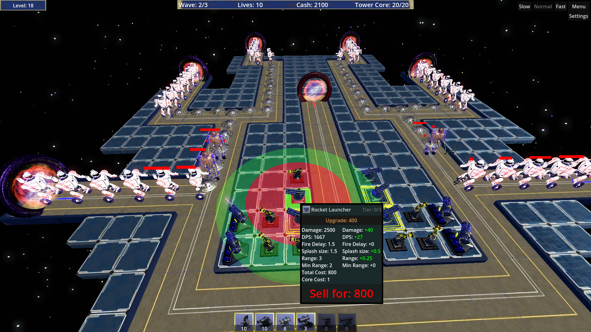 Galaxy Defenders (Classic TD) screenshot #17