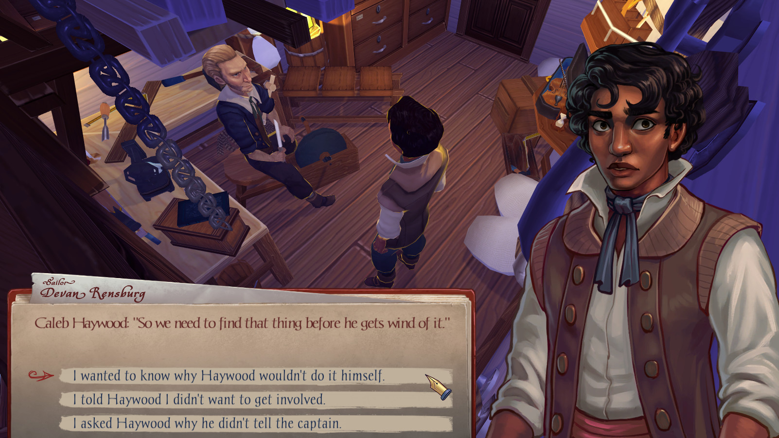 screenshot of Herald: An Interactive Period Drama - Book I & II 7