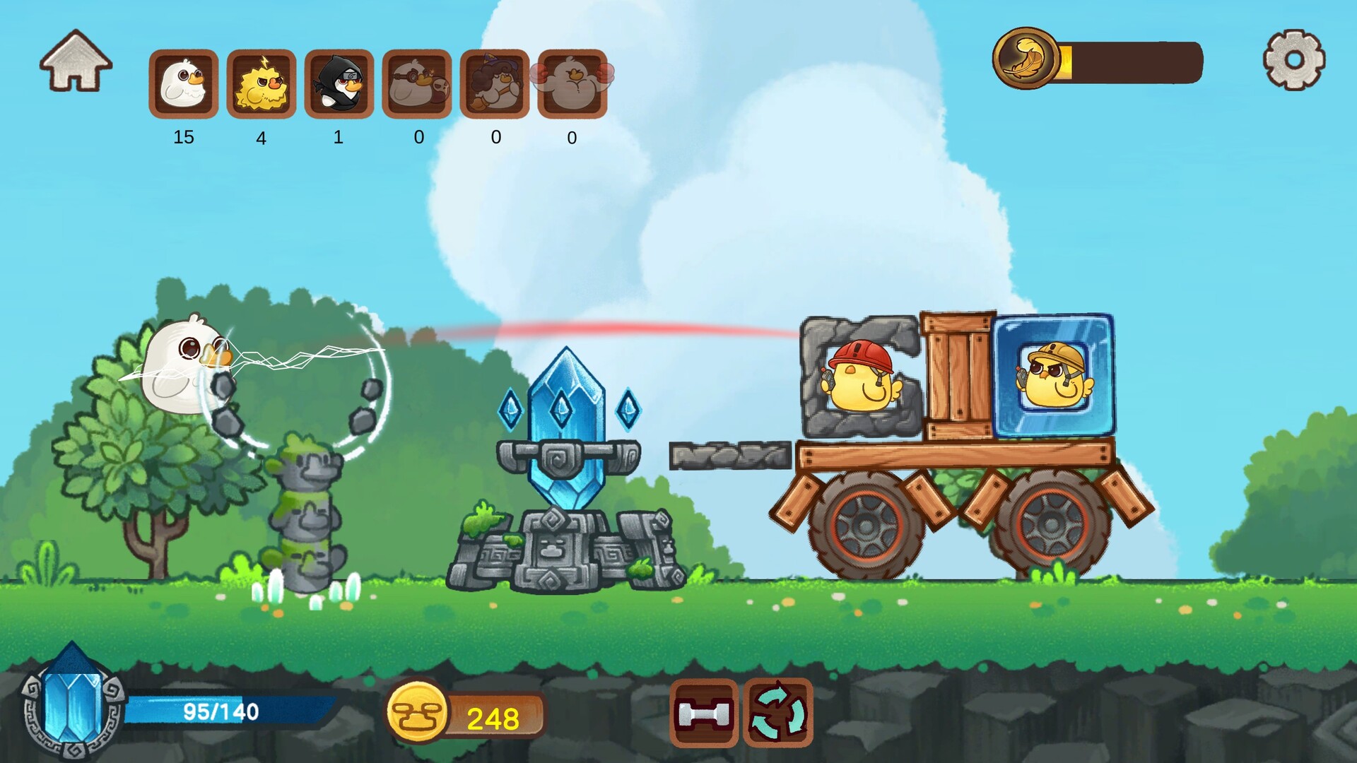 Fowl Brawl: When Chickens Fly screenshot #1