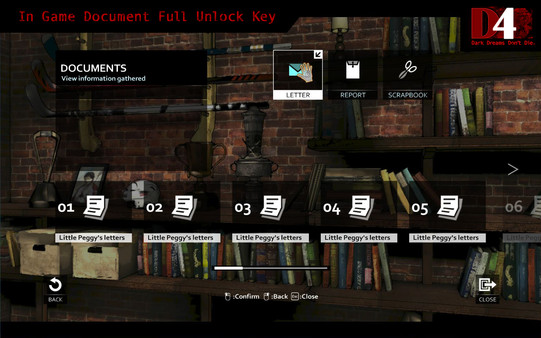 D4: In Game Document Full Unlock Key
