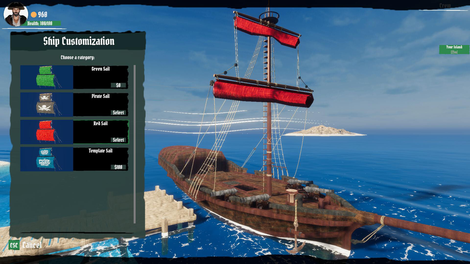 Pirate Skulls and Sails Online screenshot #4