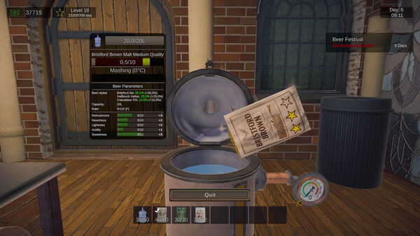 Screenshot of Beer Manufacture Simulator