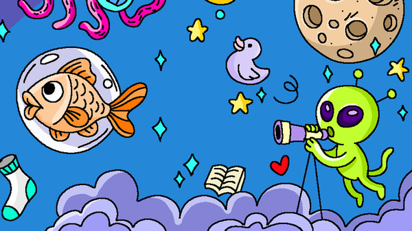100 Cats Lost in the Future Find & Color screenshot 4