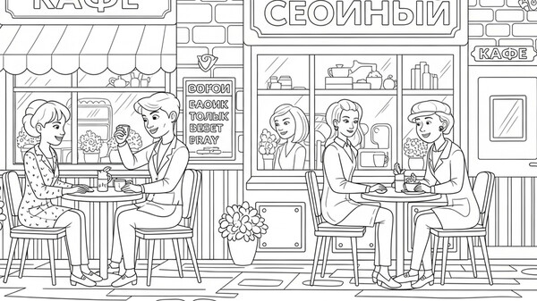 100 Cats Lost in the Stone Age Find & Color screenshot 2