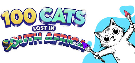 100 Cats Lost in South Africa Find & Color game cover
