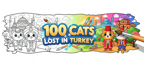 100 Cats Lost in Turkey Find & Color